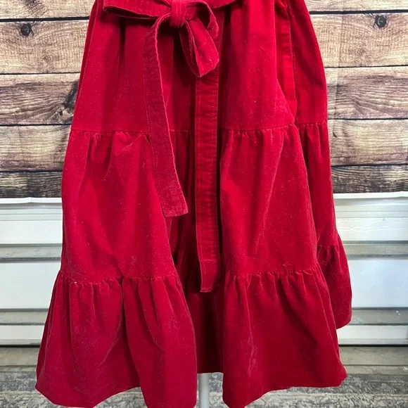 Draper James RSVP Red Corduroy Dress Size Small - Picture 7 of 10